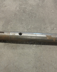 Shaft for trough auger 152mm V-belt M&M